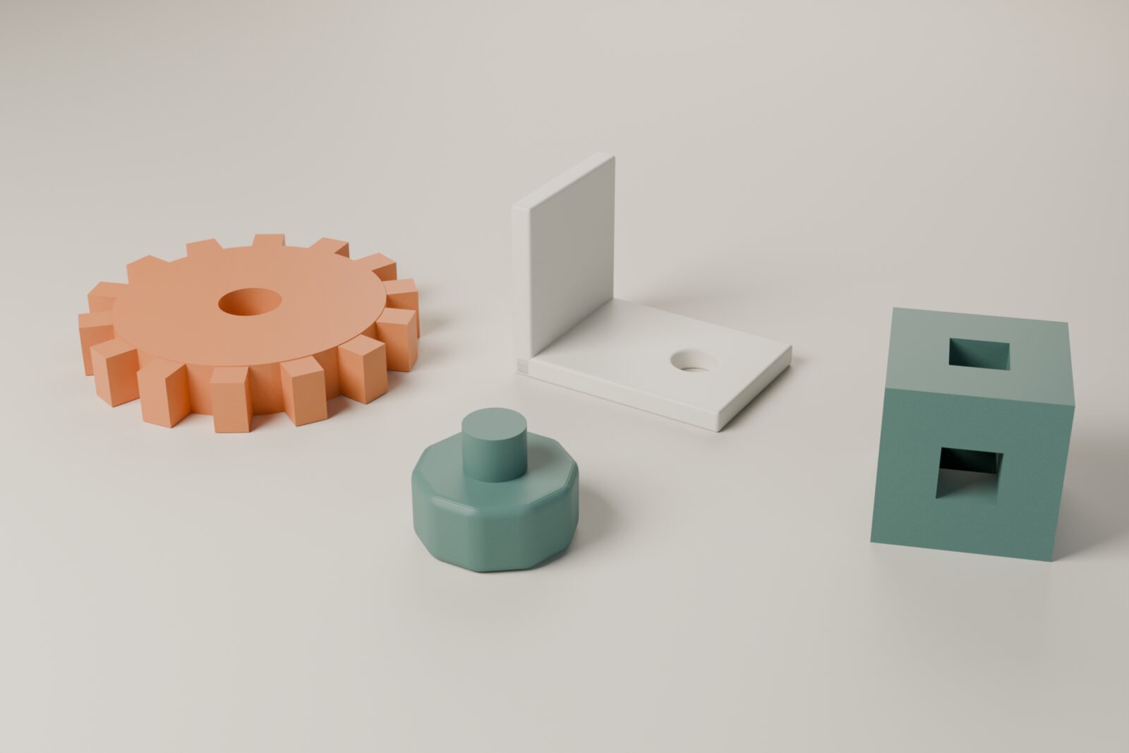 3Dプリントで作った部品のイメージ
